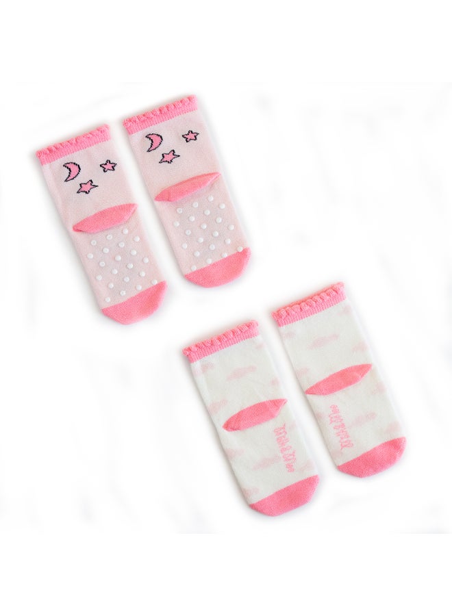 Milk & Moo 4 Pairs Casual Comfortable Socks Multicolour  - Image 3