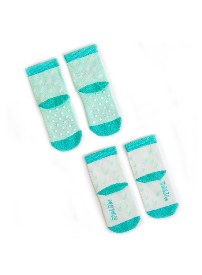 Milk & Moo - 4 Pairs Casual Comfortable Socks Multicolour - Image 1