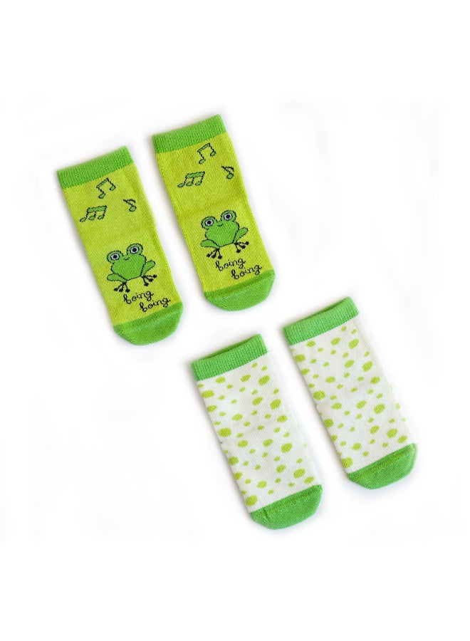 Milk & Moo - 4 Pairs Casual Comfortable Socks Multicolour - Image 1