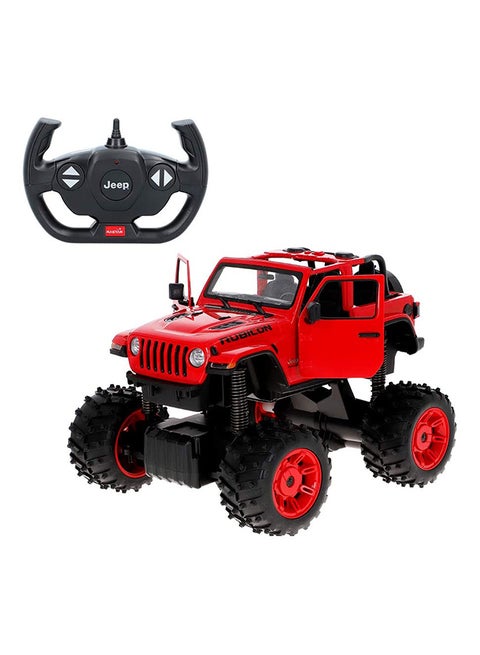 R/C 1:14 Jeep Wrangler JL With Big Foot design Red