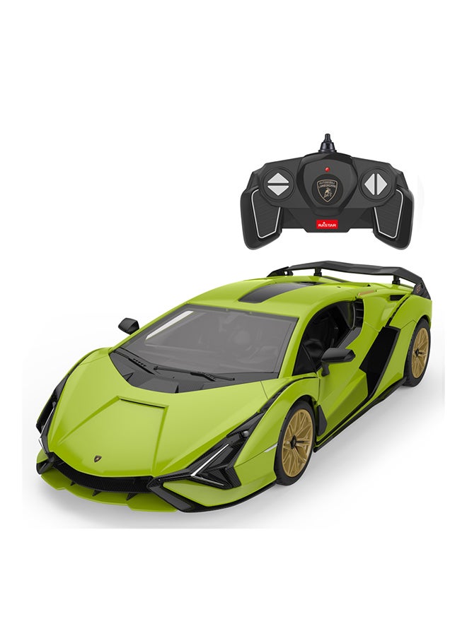 راستار مجموعة بناء سيارة لامبورجيني سيان 1:18 R/C على طراز مكعبات ليجو - Image 1
