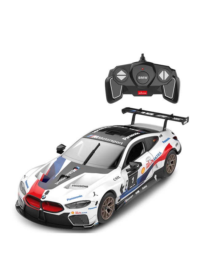 RASTAR - R/C 1:18 BMW M8 GTE Building Kit Lego Building Blocks Style - Image 1