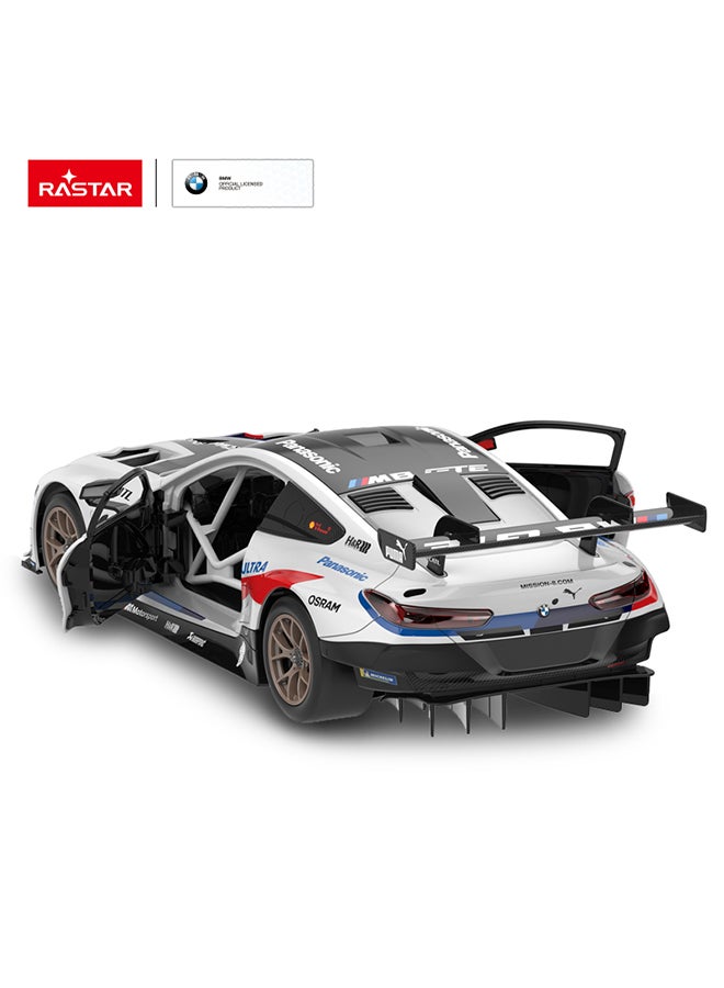 RASTAR - R/C 1:18 BMW M8 GTE Building Kit Lego Building Blocks Style - Image 1