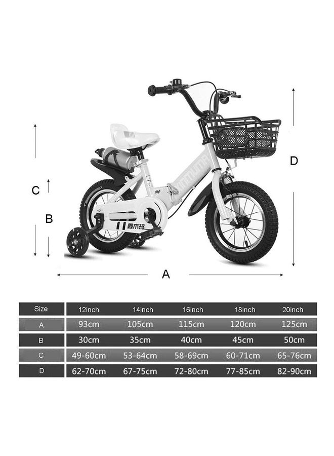 Cool Baby Bike With Hand Brake And Basket Pink 16inch - Image 2