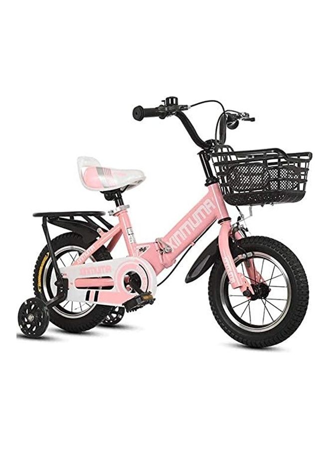 Cool Baby Bike With Hand Brake And Basket Pink 16inch - Image 1
