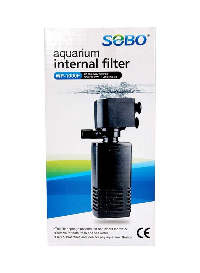 SOBO Aquarium Internal Filter Black - Image 1