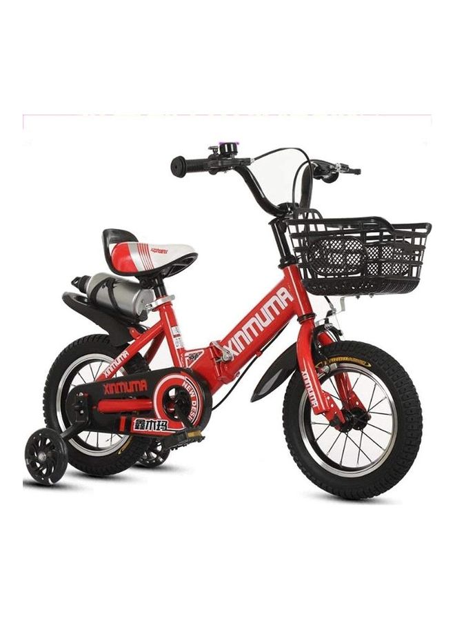 Cool Baby Bike With Hand Brake And Basket Red 12inch - Image 1