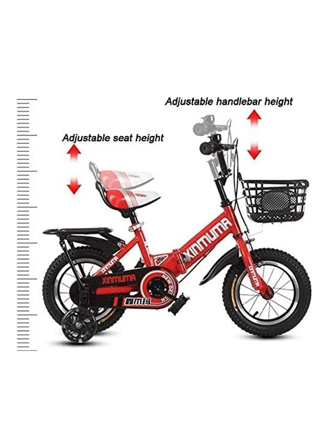Cool Baby Bike With Hand Brake And Basket Red 12inch - Image 3