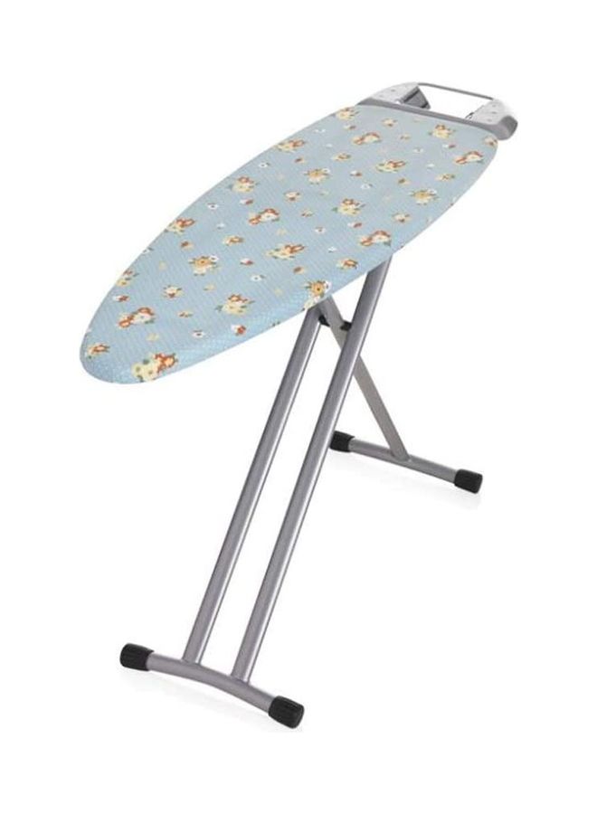 Beautiful Portable Standing Iron Board Blue/Grey 91x38cm 