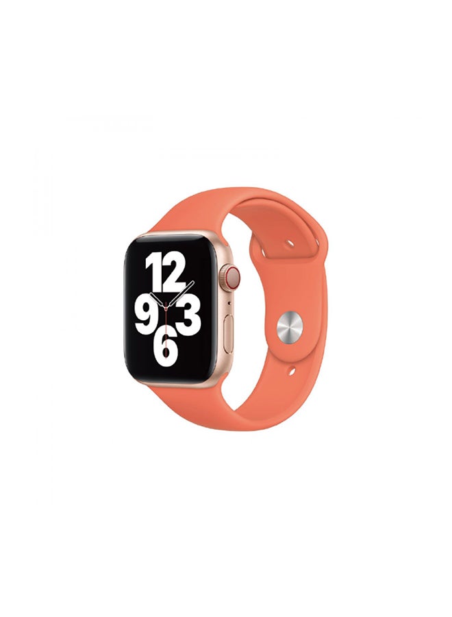 HYPHEN Silicone Band For Apple Watch Series 6/5/4/SE 42/44mm orange - Image 1