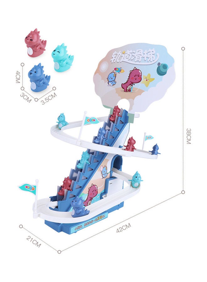Generic - Automatic Ladder-Climbing ABS Dinosaur Track Assembling Slid Toy - Image 1
