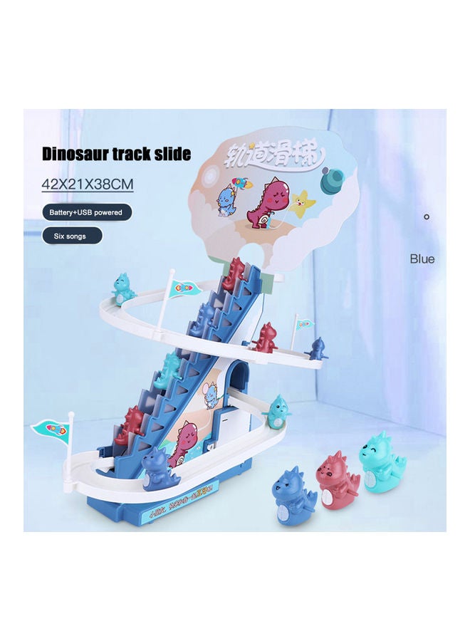 Generic - Automatic Ladder-Climbing ABS Dinosaur Track Assembling Slid Toy - Image 1