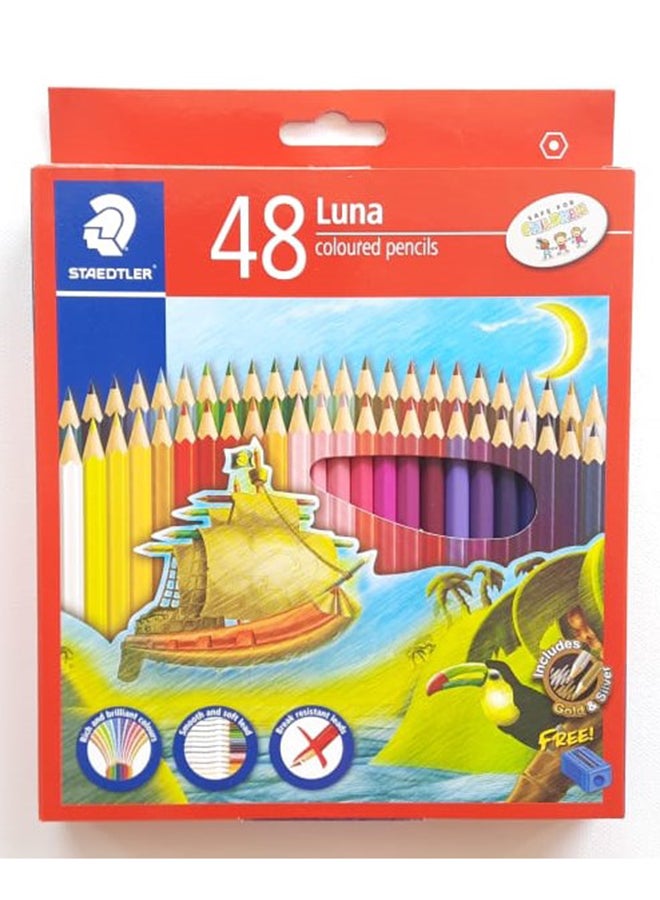 STAEDTLER - Luna Coloring Pencil Set, Pack Of 48 Multicolour - Image 1