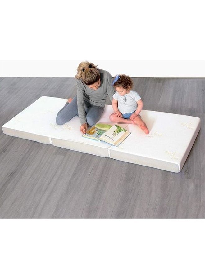 Milliard Single Tri-Fold Mattress With Washable Cover White 190x63x10cm - Image 1