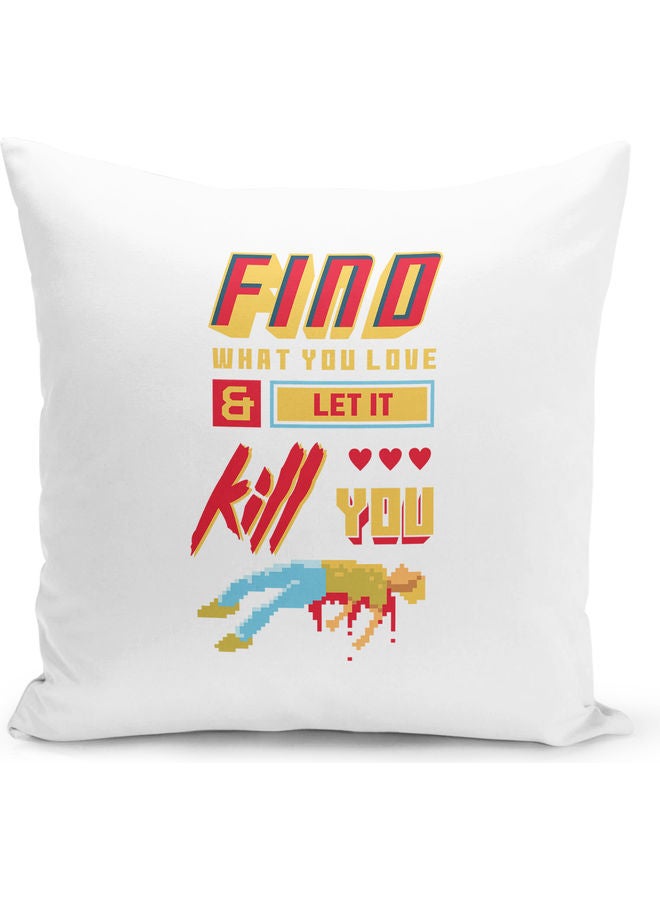 Love Quote Decorative Pillow Multicolour - Image 1
