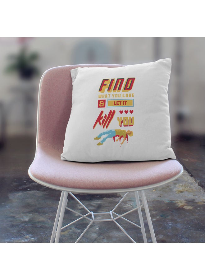Love Quote Decorative Pillow Multicolour - Image 2
