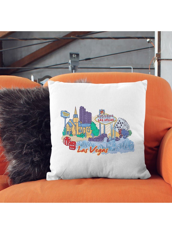 Las Vegas Themed Decorative Throw Pillow Multicolour - Image 2