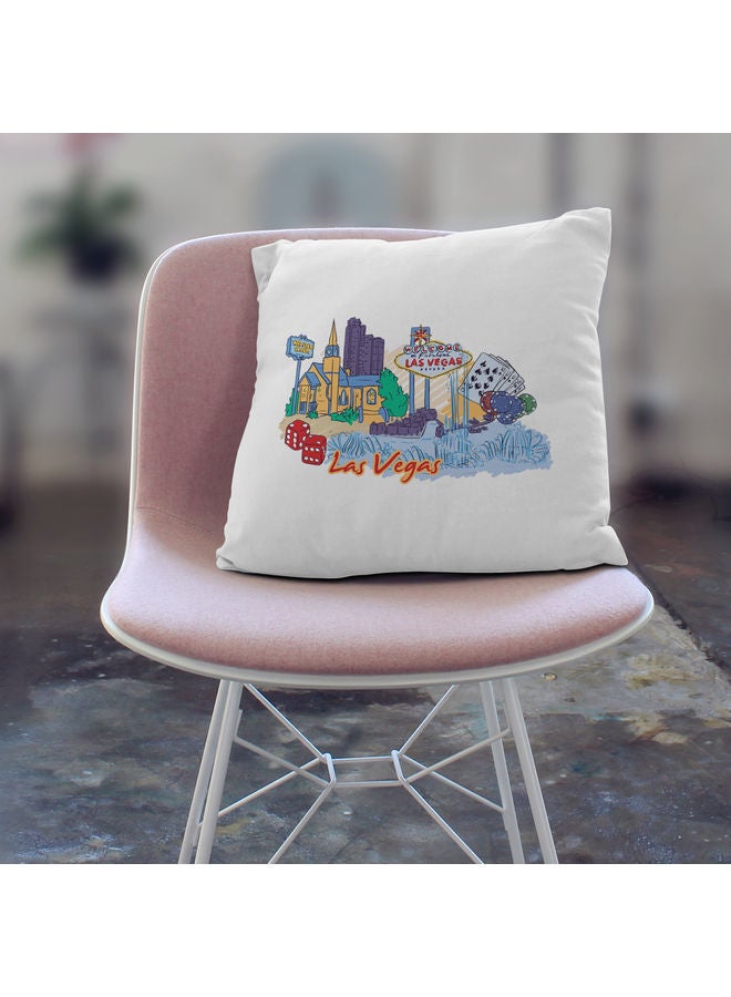 Las Vegas Themed Decorative Throw Pillow Multicolour - Image 3