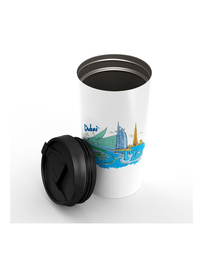 Dubai Design Tumbler With Lid Multicolour - Image 2
