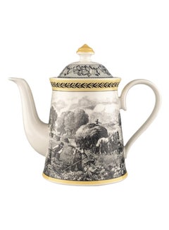 Villeroy & Boch 15-Piece Audun Ferme Tea Set White/Black/Gold  - Image 2
