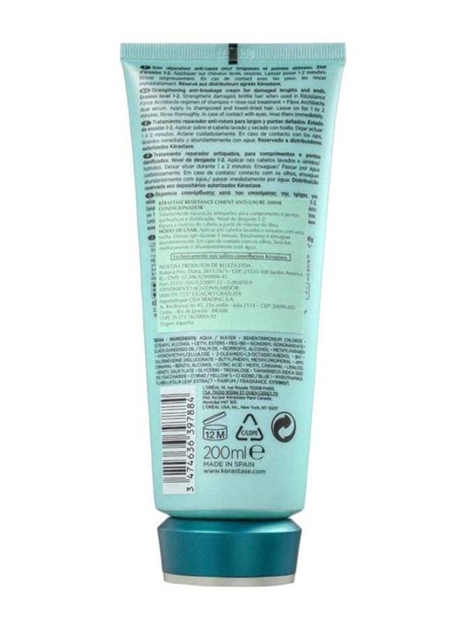Resistance Force Architecte Ciment Anti-Usure Conditioner for Damaged Hair 200ml
