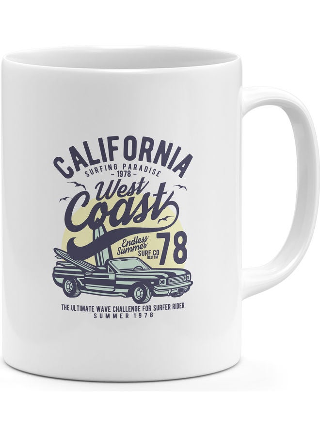 مج قهوة بتصميم "West Coast Ride" متعدد الألوان - Image 1