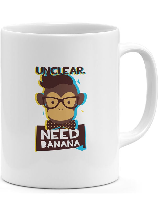 Need Banana Quote Coffee Mug Multicolour - Image 1