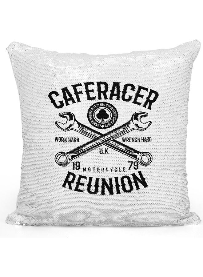 Cafe Racer Sequin Pillow Multicolour - Image 1