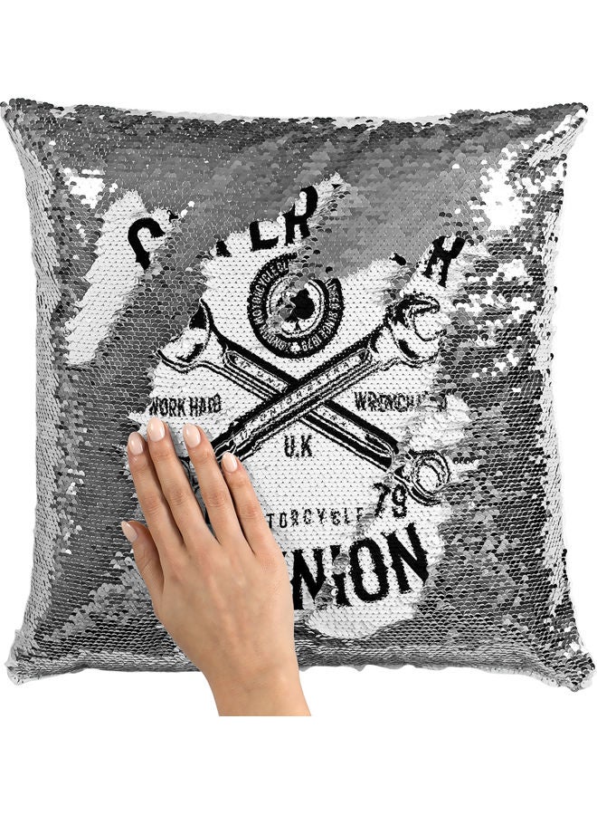 Cafe Racer Sequin Pillow Multicolour - Image 2