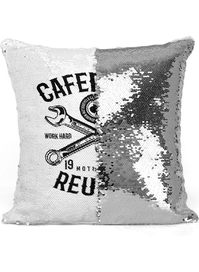 Cafe Racer Sequin Pillow Multicolour - Image 3
