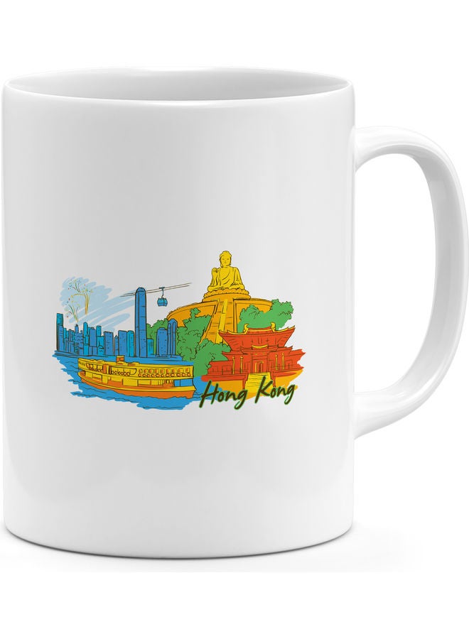 Hong Kong Coffee Mug White  - Image 1