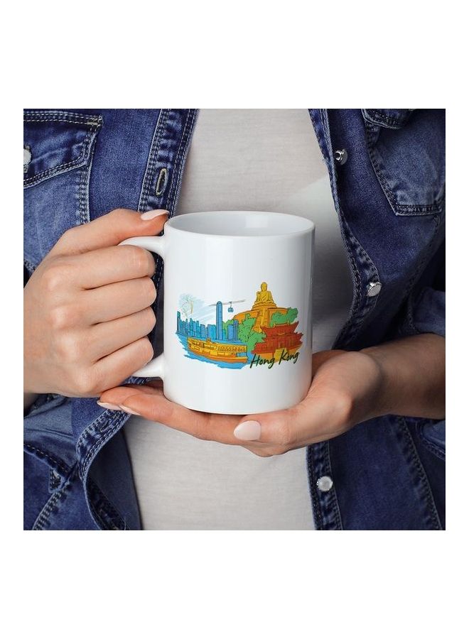 Hong Kong Coffee Mug White  - Image 3