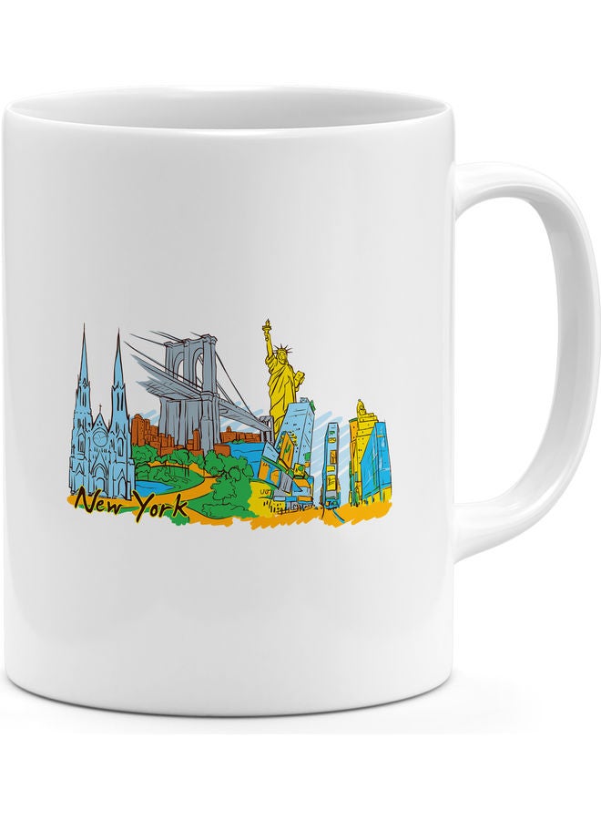 New York Coffee Mug White - Image 1