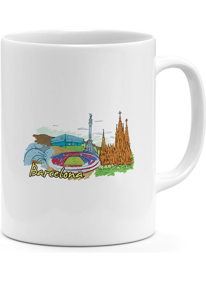 Barcelona Coffee Mug Multicolour - Image 1
