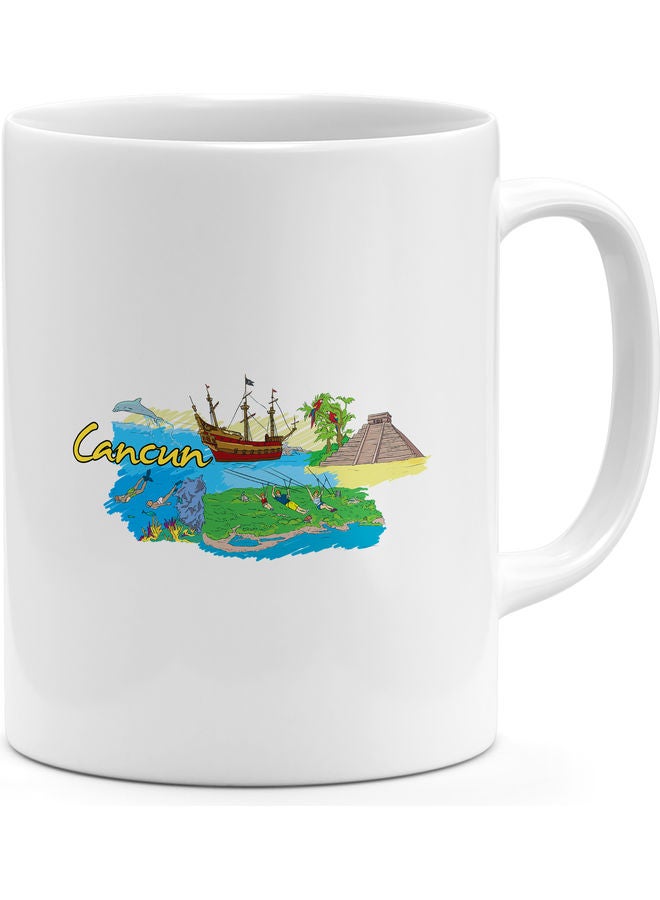 Cancun Coffee Mug White - Image 1