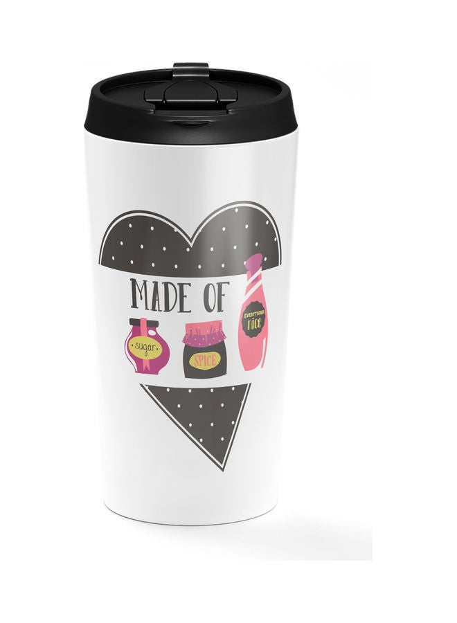 Stainless Steel Sugar Spice Quote Tumbler Multicolour  - Image 1