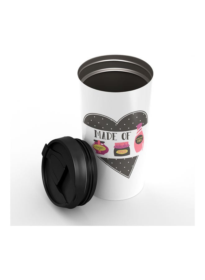 Stainless Steel Sugar Spice Quote Tumbler Multicolour  - Image 2