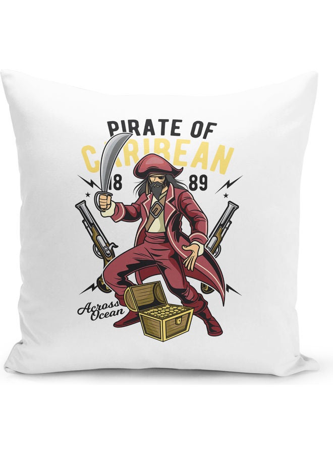 Real Pirate Design Decorative Pillow Multicolour - Image 1