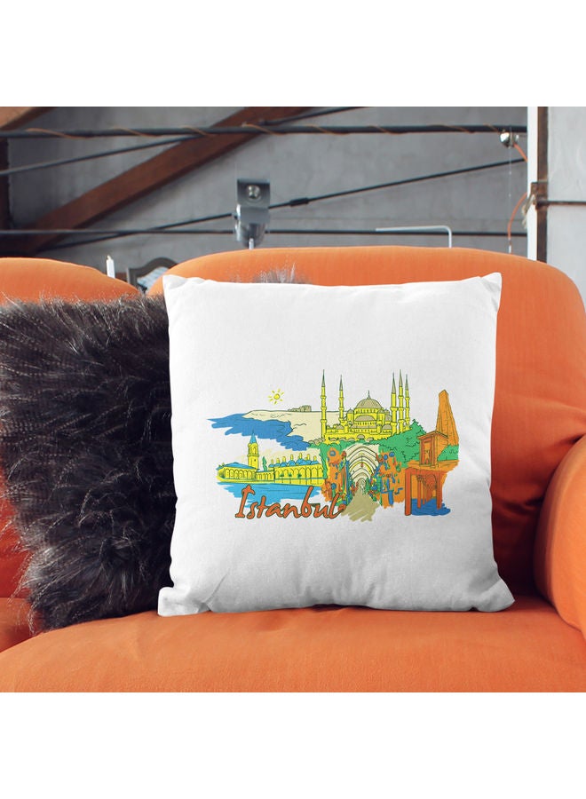 Turkey Themed Decorative Throw Pillow Multicolour - Image 2