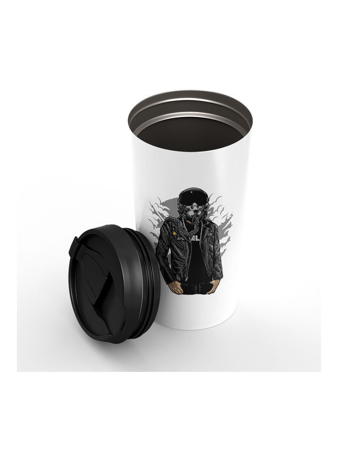 Gas Mask Stainless Steel Tumbler Multicolour - Image 2