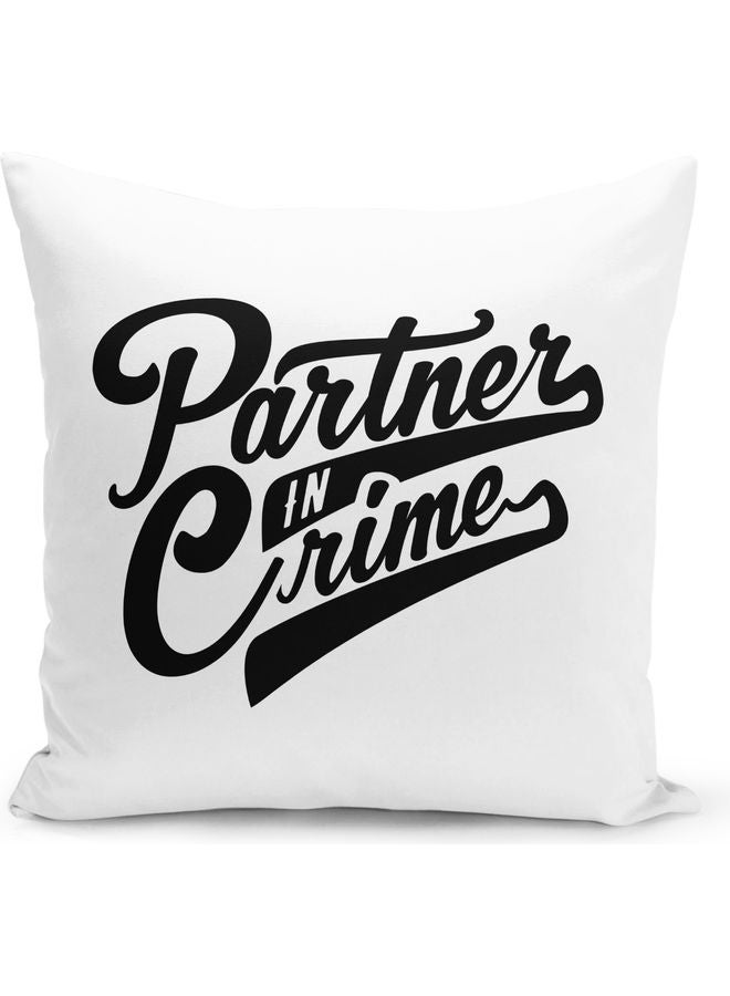 Partner In Crime Design Decorative Pillow Multicolour - Image 1