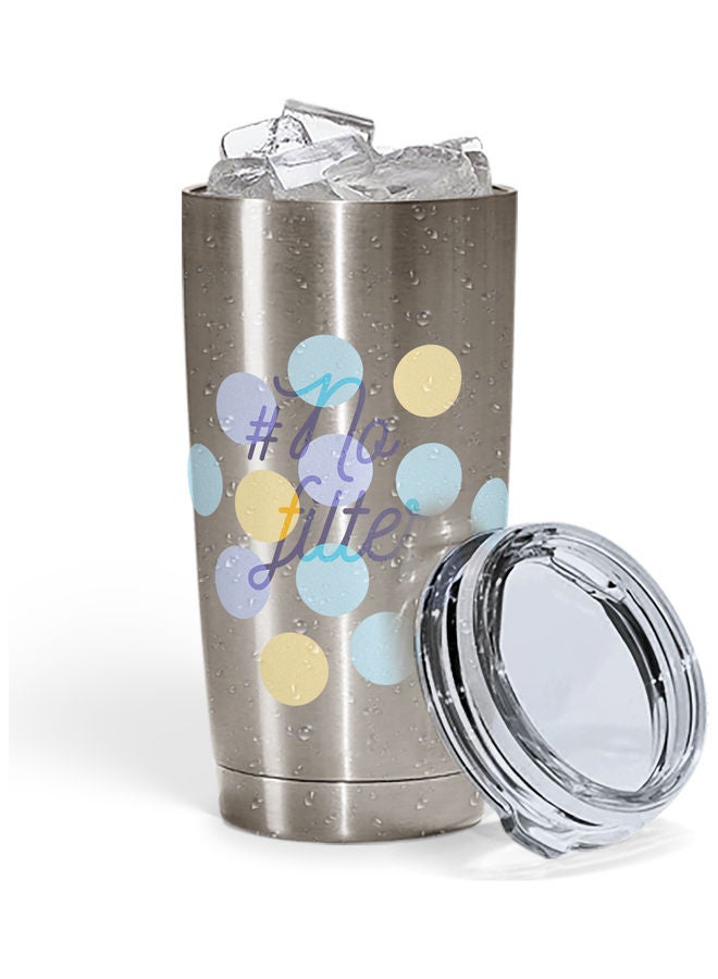 No Filter Quote Stainless Steel Tumbler With Lid Multicolour  - Image 2