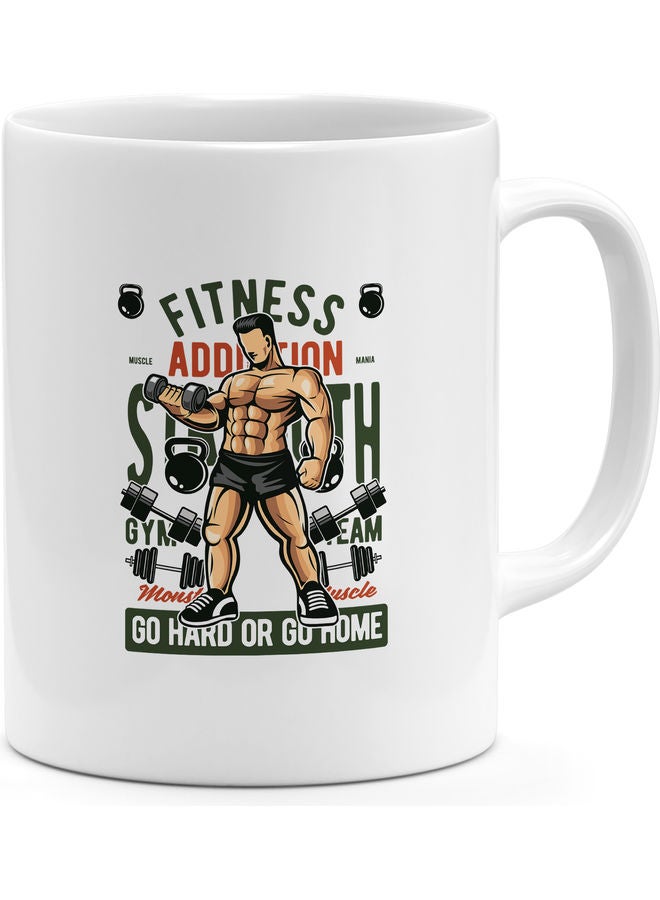Fitness Gift Printed Coffee Mug Multicolour - Image 1
