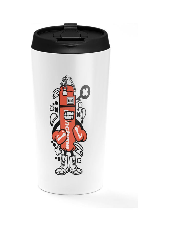 Boxing Bag Design Stainless Steel Tumbler With Lid Multicolour  - Image 1