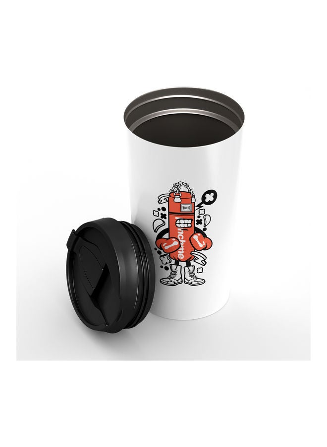 Boxing Bag Design Stainless Steel Tumbler With Lid Multicolour  - Image 2