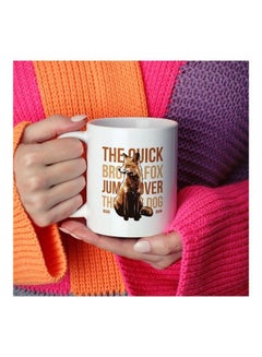 Generic Fox Quote Print Coffee Mug White  - Image 2
