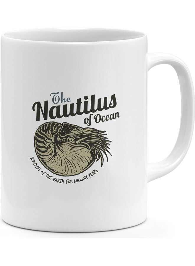 Nautilus Design Coffee Mug Multicolour - Image 1