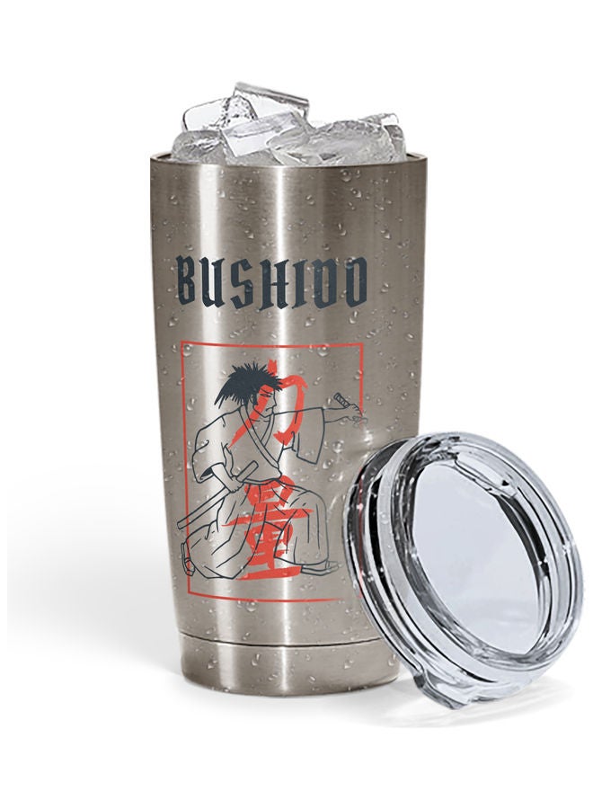 Generic - Bushido Style Stainless Steel Tumbler With Lid Multicolour - Image 1