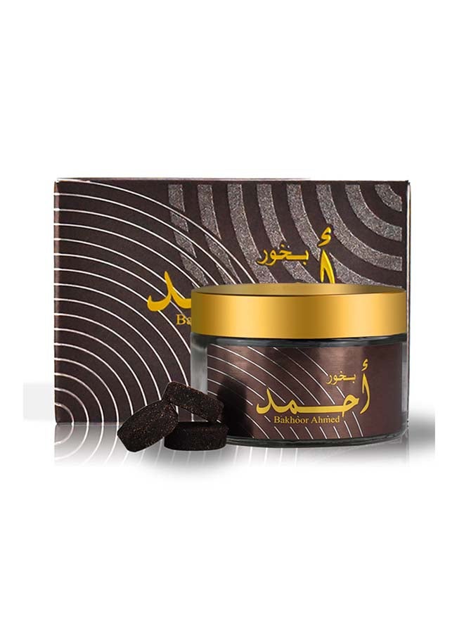 Ahmed Al Maghribi 40-Tablet Bakhoor Ahmed Black/Yellow/Clear 30grams 