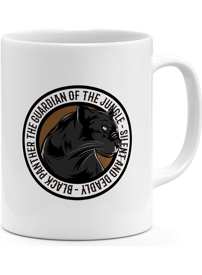 Panther Design Coffee Mug White - Image 1